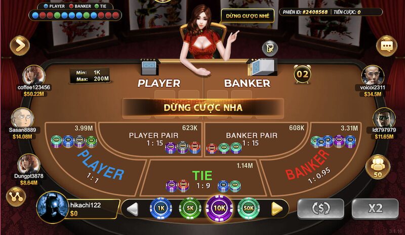 Baccarat Go88: Game đánh bài được yêu thích vì dễ chơi 4 Phân định thắng thua trong game bài Baccarat tại Go88