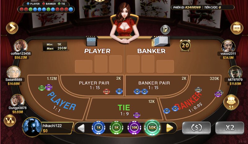 Baccarat Go88: Game đánh bài được yêu thích vì dễ chơi 5 Đặt cược tại cửa Banker
